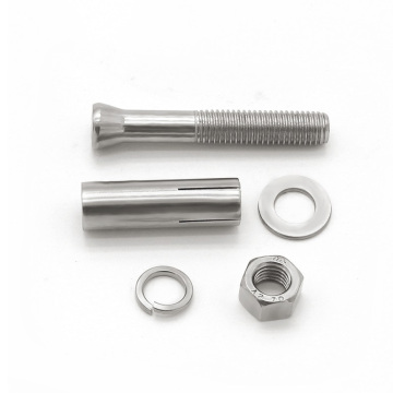 Fast delivery metric m24 m36 stainless steel expansion bolts with nuts and washers